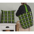 thumbnail image 5 of Soimoi Green Modal Satin Fabric Plaid Check Print Sewing Fabric Yard 42 Inch Wide, 5 of 5
