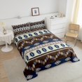 thumbnail image 4 of Erosebridal Retro Aztec Comforter Sets Full Size, Western Boho Comforters & Duvets, Mandala Style Room Decor , 3 Pieces, 4 of 7