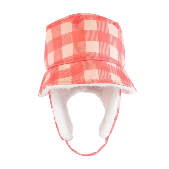 FlapJackKids - Chapeau Bob d'Hiver - Carreaux Buffalo Roses - Grand 4 - 6a+