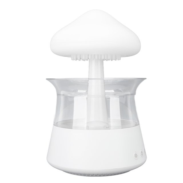 Rain Diffuser, Power Off Protection Rain Humidifier Waterproof 300ml Atomization Mode For Bedroom