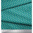 thumbnail image 2 of Soimoi Poly Georgette Fabric Dot & Pretzels Food Printed Fabric 1 Yard 42 Inch Wide, 2 of 3
