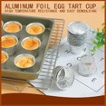 thumbnail image 1 of Fiogavroetic Muffin Fresh Disposable Good Baking Mold Tin Foil Cake Cup 50pc, 1 of 7