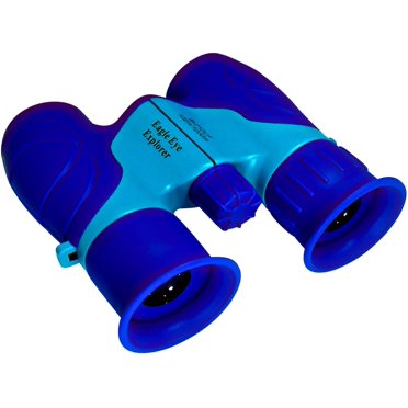 Antichoc, Étanche, Jumelles 8x21 pour Enfants, Dragonne et Étui. Utilisation pour l'Observation des Oiseaux, la Chasse, la Randonnée, les Sports, les Jeux, les Aventures en Plein Air - Bleu Foncé