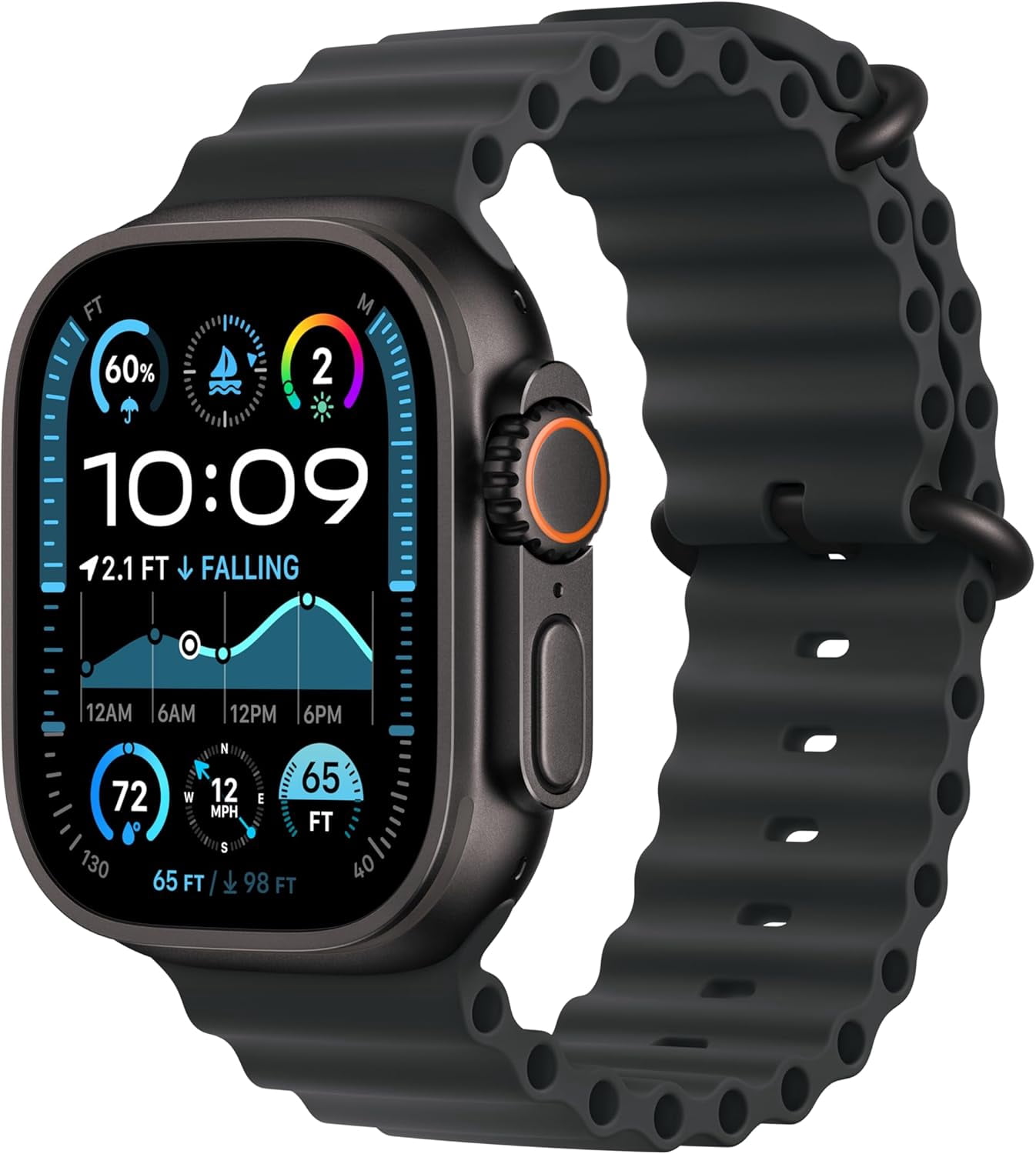 Refurbished Apple Watch Ultra 2 (2023) Titanium 49mm A2986 (GPS + Cellular) Black (Grade A+)