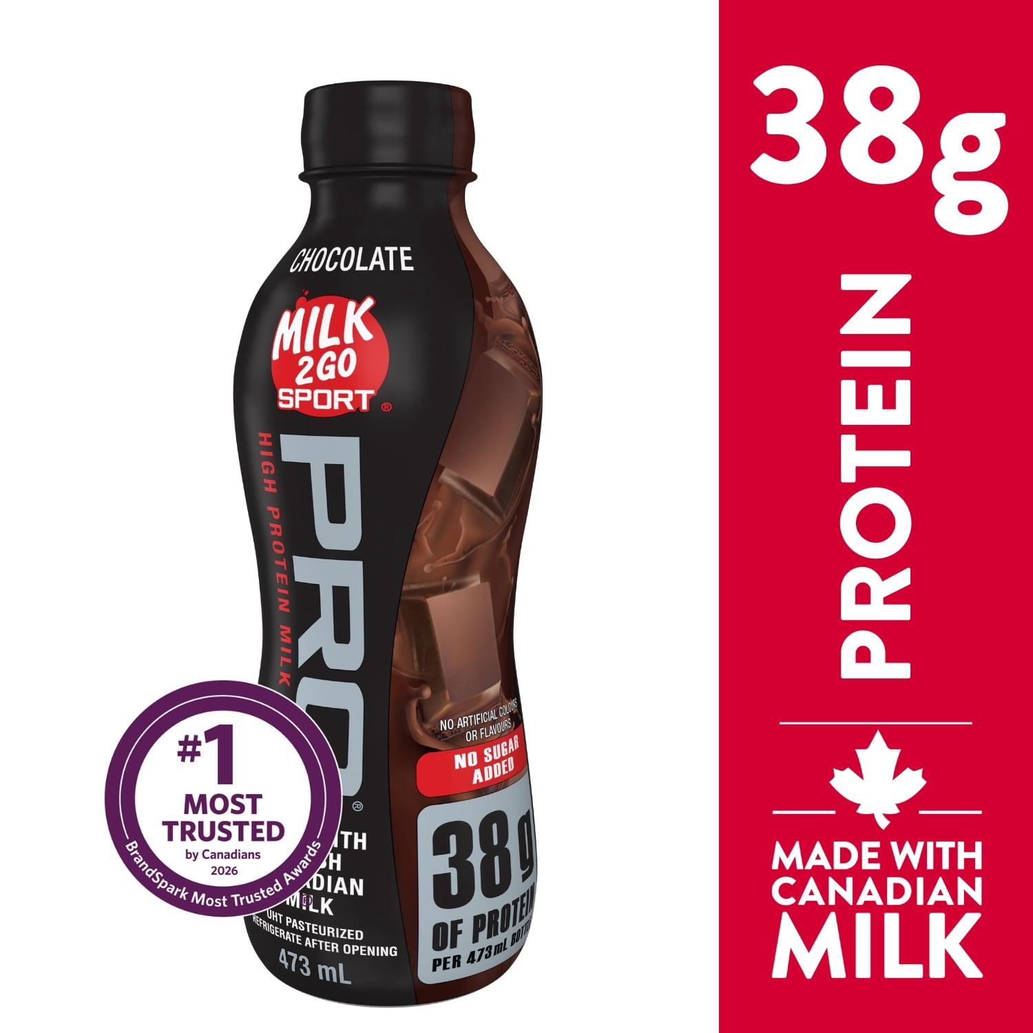 Milk2Go Sport Pro Chocolate High Protein Milk Shake