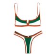 thumbnail image 3 of Milaget Female Bikini Set Adjustable Shoulder Straps Swimsuit for Travel Beach Party L, 3 of 9