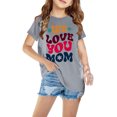 thumbnail image 1 of Mefallenssiah T-Shirts pour Enfants Manches Courtes T-Shirt Graphique Col Rond Crop top pour Filles et Garçons de 3 à 14 Ans, 1 of 1