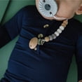 thumbnail image 3 of Doddle & Co - Baby, Infant - Tokyo Pop Silicone Pacifier - Stage 2 - Natural Shape - - Dove / Coal, 3 of 9