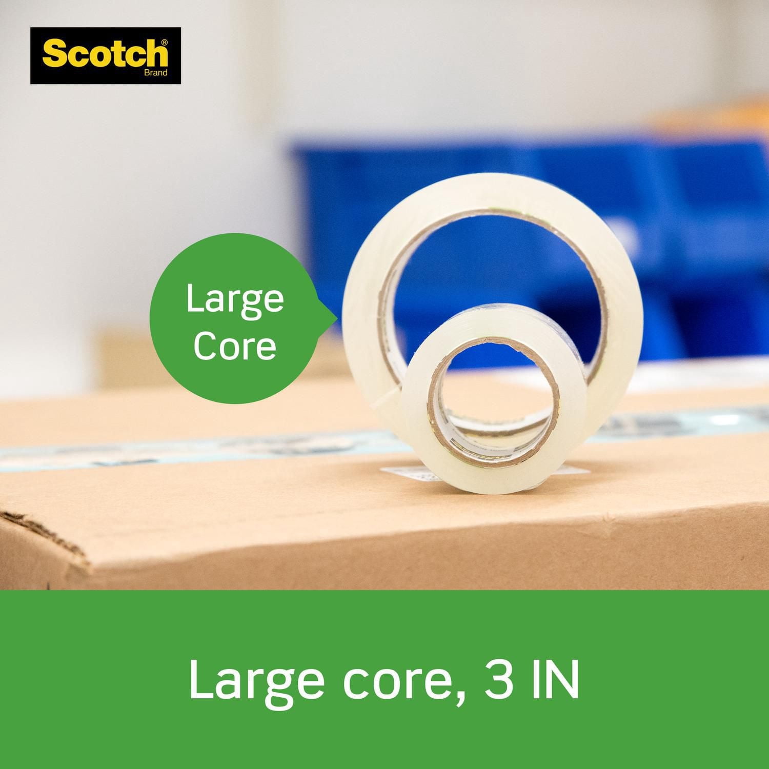 Ruban d’emballage Scotch® 3500-3-ESF, transparent, 48 mm x 50 m (1,88 po x 54,6 v), 3/emballage