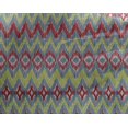 thumbnail image 4 of oneOone Georgette Viscose Fabric Chevron Ikat Printed Fabric 1 Yard 42 Inch Wide, 4 of 4