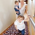 thumbnail image 2 of Floral Collection Contemporary, Cozy, Vibrant and Soft Stair Tread Mats & Rugs, 9'' x 28'', 2 of 6