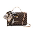 thumbnail image 2 of One Shoulder Crossbody Bag | Leather Messenger Purse for Women | Large Capacity Multi Compartment Handbag | Tote for Work, Travel, and Daily Use | Spacious Organizer with Double Zipper, 2 of 3