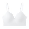 thumbnail image 4 of Bmisegm Comfortable Women's Lace Bra with -Position Straps Backless Design Plus Size Option for All Seasons White XXXXL, 4 of 6