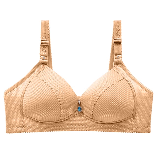 Soutien-gorge Mode Femme avec Nœud Imprimé Confortable Sans Armatures