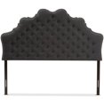 thumbnail image 3 of Baxton Studio Hilda Tufted Full Panel Headboard in Dark Gray, 3 of 6
