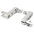 thumbnail image 1 of Support de Chevilles de Pied Réglable à 360°, Trousse de Montage de Chevilles de Pied en Aluminium pour Moto et Autoroute, Protège-Moteur, Support d'Extension de Chevilles de Pied pour Tournée, 1 of 8