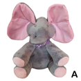 thumbnail image 1 of Hide And Seek Elephant Covering Eyes Elephant Hide And Seek Rabbit Soothing Doll Electric Plush Toy, 1 of 1