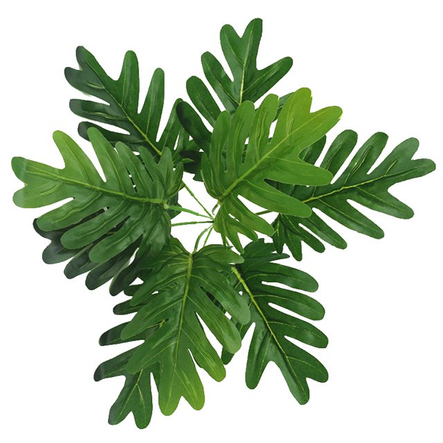 Coofit Artificial Plant Lifelike Decorative Fake Leaf Fake Plant Artificial Greenery