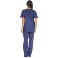 thumbnail image 4 of Women's Scrub Sets Six Pocket Medical Scrubs (V-Neck with Cargo Pant), 4 of 5