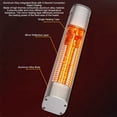 thumbnail image 3 of Infrared Outdoor Heater, IP65 Waterproof Fast Heating Wall Mounted Patio Heater  for Garage, 3 of 7