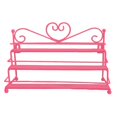 thumbnail image 5 of Nail Polish Holder 3 Layer Heart Nail Polish Shelf Cosmetic Display Stand Holder Rack Organizer, 5 of 5