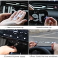 thumbnail image 3 of Led Light Signs for Car, Blue Taxi Sign Light Windshield, Glow LED Sign Decal Stickers w. Suction Cups Flashing Hook on Car Window LED Bright Lights USB Plug for All Cars, 3 of 6