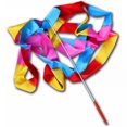 thumbnail image 2 of Gymnastics Streamers, Nylon Widely  Dance Ribbons 4m  for Training Coloful,Flame,Orange,Red,Pink, 2 of 8