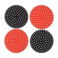 thumbnail image 1 of 4Pcs Reusable Silicone Air Fryer Mats, Oilproof Steamer Liners Replacement Air Fryer Accessories For Kitchen Baking, 1 of 8