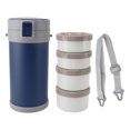 thumbnail image 2 of Flasque Alimentaire pour Aliments Chauds, Pot Isolé 2,9 L Pot Alimentaire Isolé sous Vide Contenant à Soupe en Acier Inoxydable avec Poignée à Courroie pour Enfants et Adultes, 2 of 7