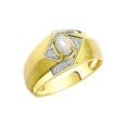 thumbnail image 3 of RYLOS Mens Rings Yellow Gold Plated Silver Ring 6X4MM Oval Shape Gemstone & Diamond Ring Opal October Birthstone Rings For Man Silver Rings, Size 9, 3 of 7