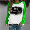 thumbnail image 1 of 50% de Réduction Oversized Sweatshirt for Women 2023 T-shirt Imprimé Long Manches Blouse Col Rond Casual Tops Sweatshirt, 1 of 5