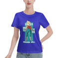 thumbnail image 1 of T-Shirt Basique à Manches Courtes pour Femmes Super Saiyan, 1 of 6
