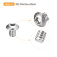 thumbnail image 4 of Unique Bargains #8-32x1/4' Button Head Socket Cap Screws, 100 Pack 304 Stainless Steel Screws, 4 of 4