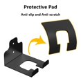 thumbnail image 3 of Garage Organizer Trimmer Rack, Garden Power Tool Hanger Weed Whackers Holder Wall Mounted for Grass Trimmer, Hedge Trimmer, Garage Trimmer, Garden Tools,2 Pack black, 3 of 5