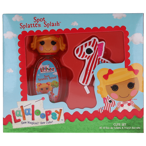Spot Splatter Splash par Lalaloopsy pour Enfants Ensemble : EDT+pince à Cheveux 1,7 Oz Neuf 50 ml