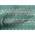 thumbnail image 4 of oneOone Cotton Cambric Fabric Floral & Chevron Block Print Fabric BTY 56 Inch Wide, 4 of 4