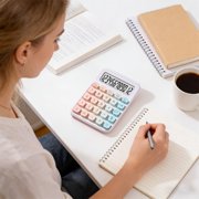 Cute Mini Desktop Calculator, Staron Candy-Colored Math Calculator with Big Buttons, Portable Calculator for Teachers Office School Supplies