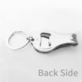 thumbnail image 2 of Femmes Talons Hauts Contour Noir Motif Ongles Clipper Cutter Ouvre-Clé Chaîne Ciseaux, 2 of 3