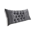thumbnail image 1 of Bedside Cushion Bedroom Cushion Bed Back Tatami Soft Package Bed Sofa - Soft Support, Versatile Use, Removable Cover, Durable Material, for Bed, Sofa, or Tatami, 1 of 9