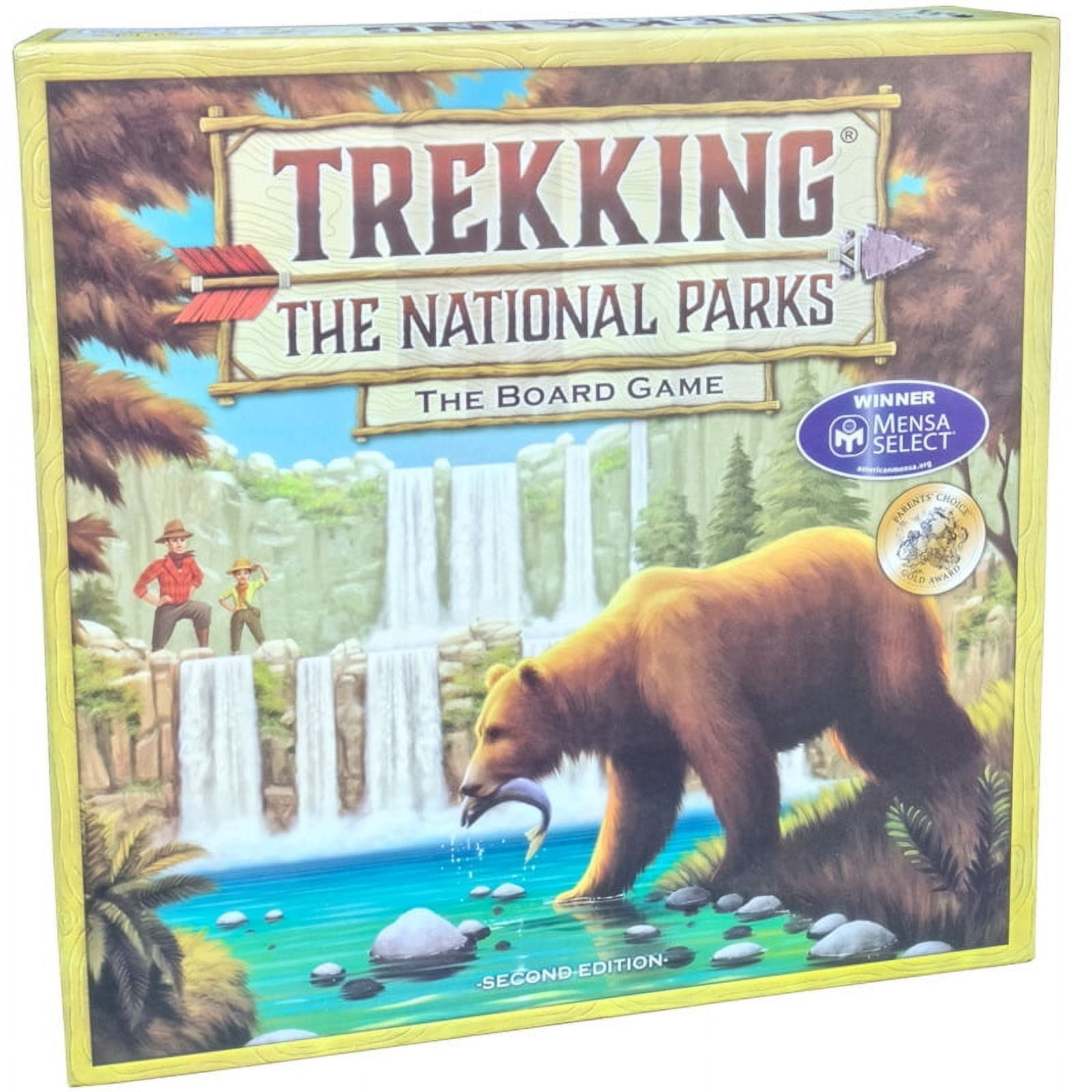 Trekking The National Parks Strategy Board Game Board Game Card