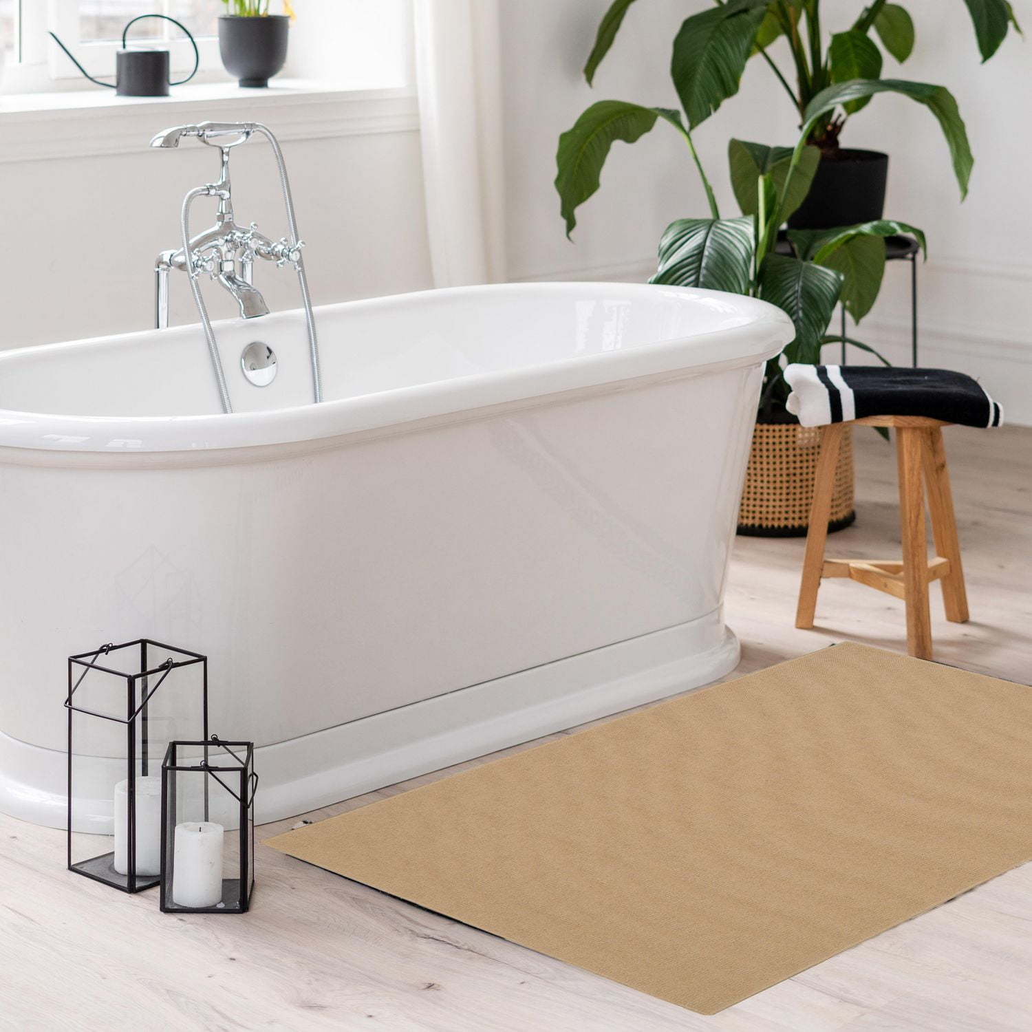 Tapis d'appoint Rhodes naturel 1 pi 10 po x 2 pi 10 po