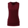 thumbnail image 2 of Vêtements de Grossesse Offres de l'Action de Grâce Liquidation Été Vêtements de Maternité pour Femmes Col Rond Manches Courtes Volants Pli Hauts de Grossesse, 2 of 4