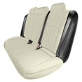 thumbnail image 1 of For 2016-2024 Honda Civic FH Group Neoprene Custom Fit Car Seat Covers Waterproof  - Rear Solid Beige, 1 of 4