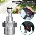 thumbnail image 4 of Greenne Quick Release Pressure Washer/ Tool Hose/ Fitting To M14/M22 Adapter For Lavor, 4 of 9