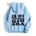 thumbnail image 4 of WEAIXIMIUNG Sweat à Capuche pour Enseignant 3X, Imprimé Lettre de Football pour Femmes (Style 3), 4 of 5