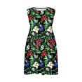 thumbnail image 2 of LOVZFMLL Girls' Summer Short Sleeve Ruffled Lace Round-Neck Embroidery Mesh Princess Bow Skirt, 2 of 8