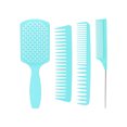 thumbnail image 1 of Hair Comb Brush, Hair Comb Set Massage Frosted Handle  For Home Salon For Daily Life Green Box Packed, 1 of 8
