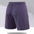 thumbnail image 5 of Styesk Mens Shorts Men Fashion Solid Color Loose And Comfortable Motion Straight-leg Work Clothes Shorts, 5 of 5