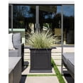 thumbnail image 4 of Veradek Brixton Cube 20" Planter Black, 4 of 9