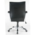thumbnail image 3 of Chaise de bureau TygerClaw en cuir PU à dossier moyen, 3 of 3